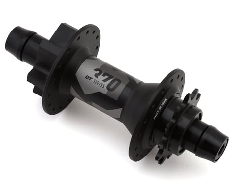 DT Swiss 370 DJ Rear Disc Hub (Black) (Single Speed) (6-Bolt) (10 x 135mm) (32H)