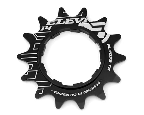 Elevn Aluminum Cassette Cog (Black) (14T)