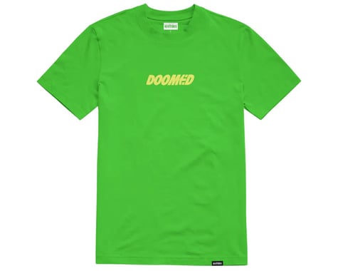 Etnies X Doomed Wash Tee Shirt (Lime) (XL)