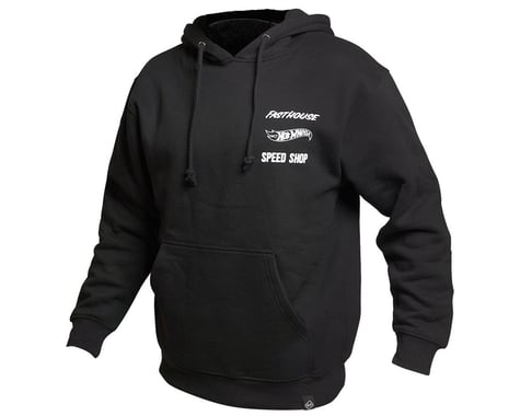 Fasthouse Inc. Rush Hot Wheels Hooded Pullover (Black) (Youth XL)