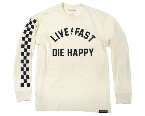 Fasthouse Inc. Die Happy Long Sleeve T-Shirt (Natural) (S)