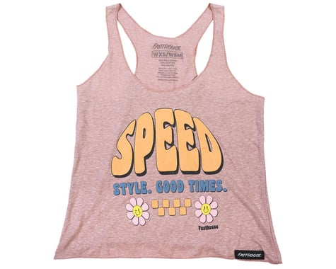 Fasthouse Inc. Women's Peachy Keen Crop Tank T-Shirt (Asphalt) (S)