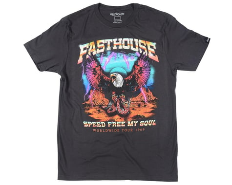 Fasthouse Inc. Tour 1969 T-Shirt (Washed Black) (S)
