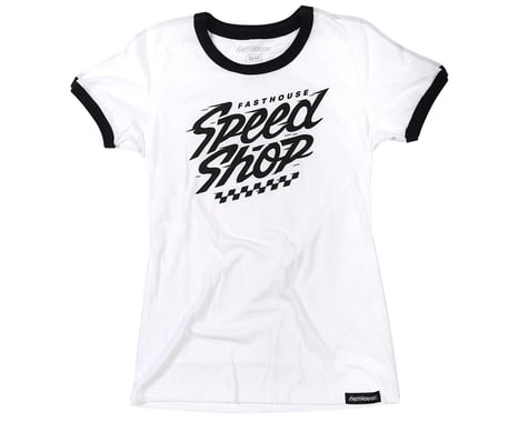 Fasthouse Inc. Women's Haste T-Shirt (White/Black) (S)