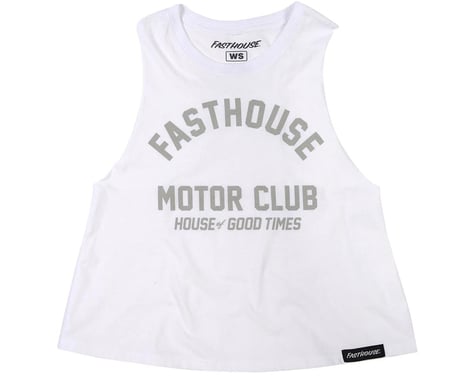 Fasthouse Inc. Brigade Crop Tank T-Shirt (White) (XS/S)
