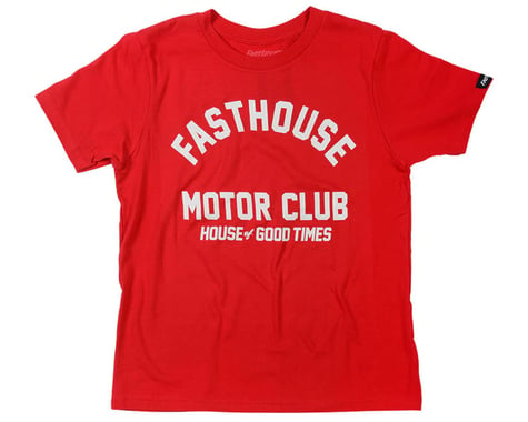 Fasthouse Inc. Brigade T-Shirt (Red) (Youth XS)