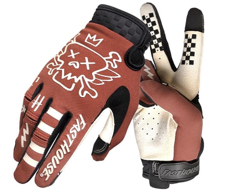 Fasthouse Inc. Youth Speed Style Stomp Gloves (Clay) (Youth L)
