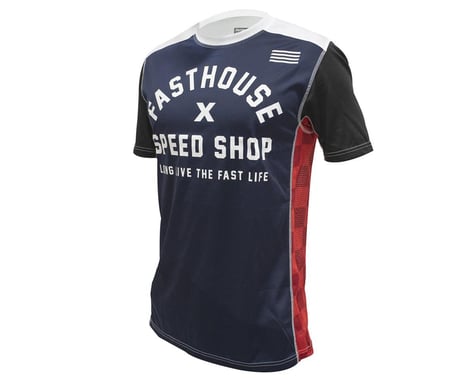Fasthouse Inc. Classic Heritage Short Sleeve Jersey (Navy) (S)