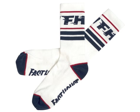 Fasthouse Inc. Orion Tech Socks (White) (Pair) (S/M)