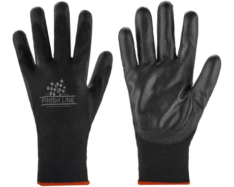 Finish Line Mechanic's Grip Gloves (Black) (S/M)