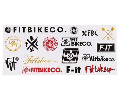 Fit Bike Co Classic Sticker Sheet
