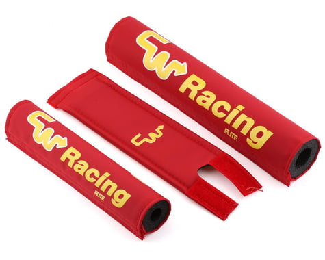 Flite CW Racing BMX Pad Set (Red/Yellow)