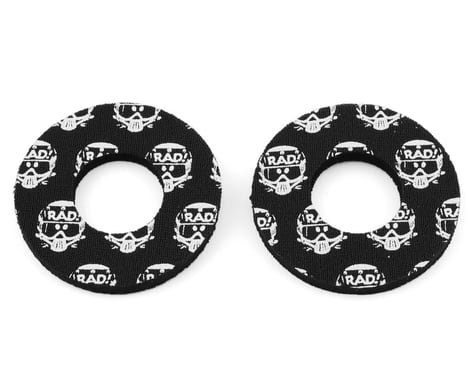 Flite Radical Rick BMX Grip Donuts (Black) (Pair)