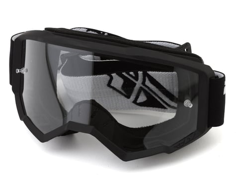 Fly Racing Focus Goggle (Black/White) (Clear Lens)
