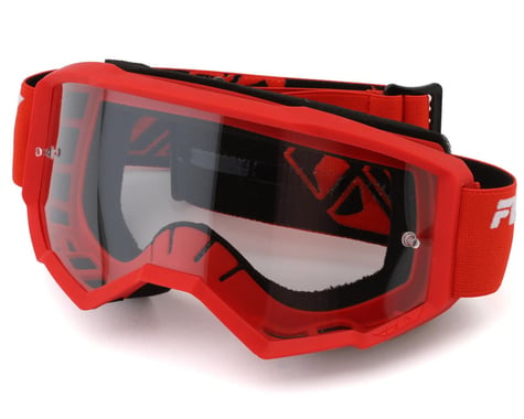 Fly Racing Focus Goggle (Red/Black) (Clear Lens)