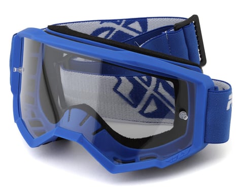 Fly Racing Focus Goggle (Blue/Black) (Clear Lens)