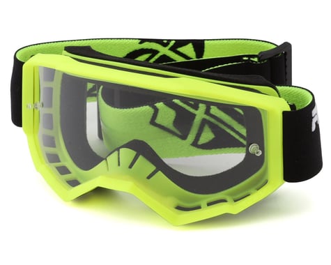 Fly Racing Youth Focus Goggle (Hi-Vis/Black) (Clear Lens)