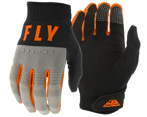 Fly Racing F-16 Gloves (Grey/Black/Orange) (Youth 3XS)
