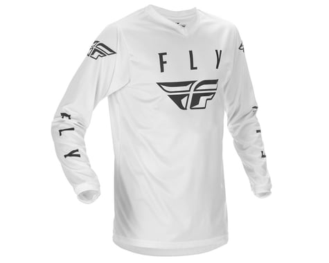 Fly Racing Universal Jersey (White/Black) (L)