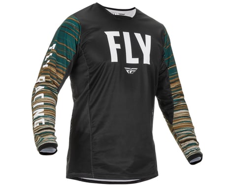 Fly Racing Kinetic Wave Jersey (Black/Rum) (L)