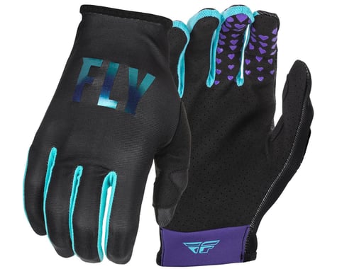 Fly Racing Women's Lite Gloves (Black/Aqua) (M)