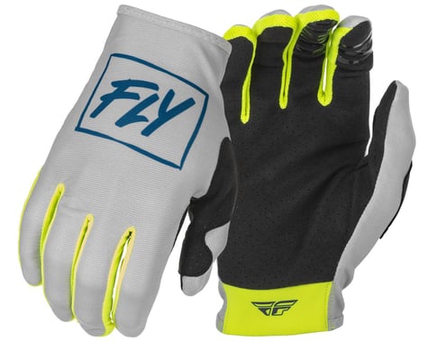 Fly Racing Lite Gloves (Grey/Teal/Hi-Vis) (2XL)
