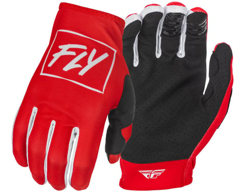 Fly Racing Lite Gloves (Red/White) (2XL)