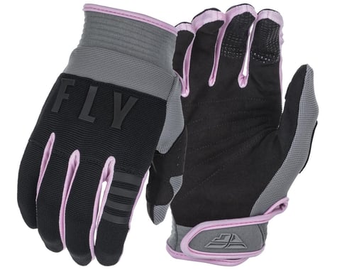Fly Racing Youth F-16 Gloves (Grey/Black/Pink) (Youth XS)