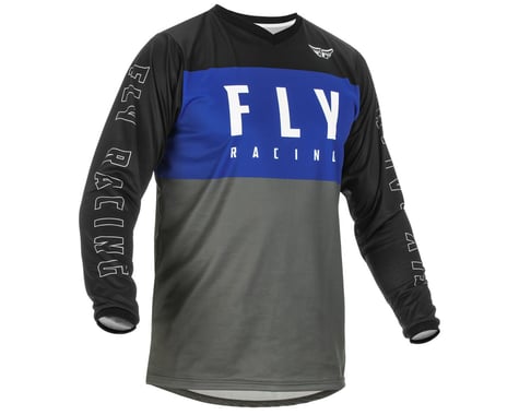 Fly Racing Youth F-16 Jersey (Blue/Grey/Black) (Youth S)