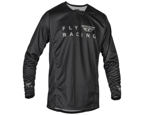 Fly Racing Youth Radium Jersey (Black/Grey) (Youth M)