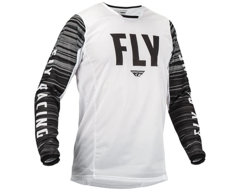 Fly Racing Kinetic Mesh Jersey (White/Black/Grey) (2XL)
