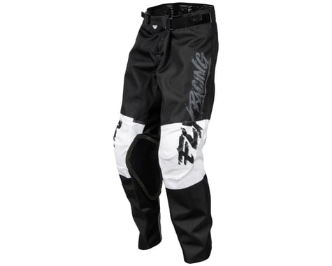 Fly Racing Youth Kinetic Khaos Pants (Grey/Black/White) (24)