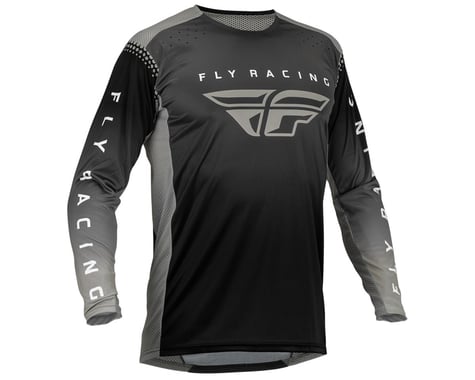 Fly Racing Lite Jersey (Black/Grey) (L)