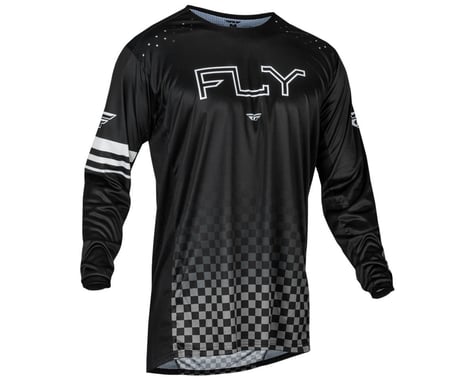 Fly Racing Youth Rayce Long Sleeve Jersey (Black) (Youth S)