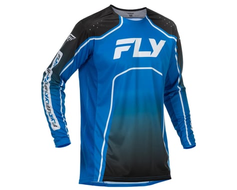 Fly Racing Youth Rayce Bicycle Jersey (Blue/Black/White) (Youth L)