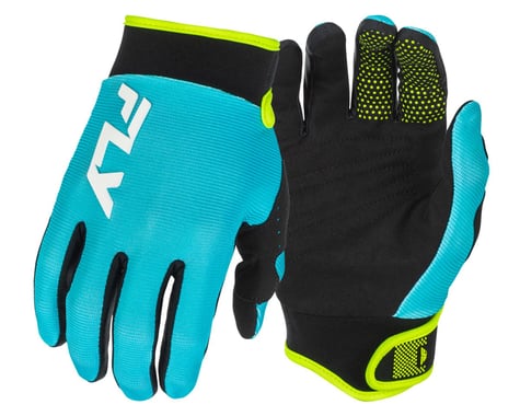 Fly Racing Youth F-16 Gloves (Aqua/Black/White) (Youth L)