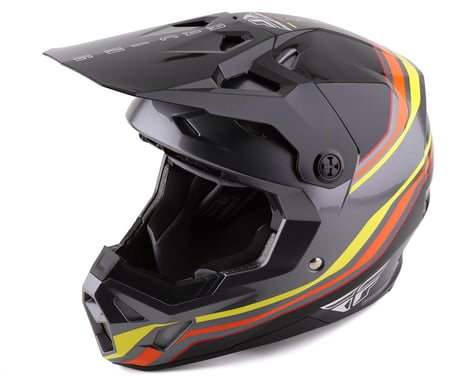 Fly Racing Formula CP Speeder Helmet (Black/Yellow/Red) (2XL)