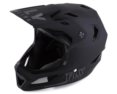 Fly Racing Rayce Youth Helmet (Matte Black) (Youth S)