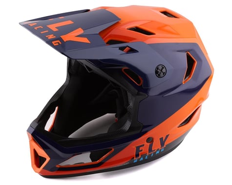 Fly Racing Rayce Helmet (Navy/Orange/Red) (L)