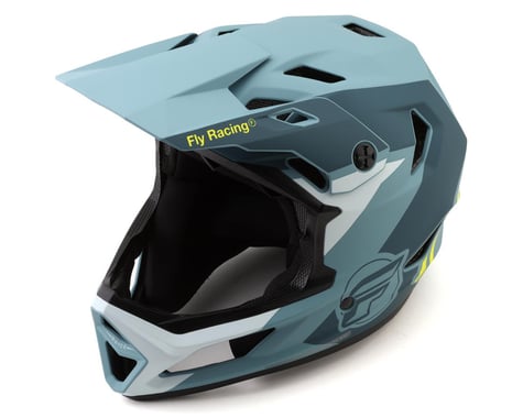 Fly Racing Youth Rayce Helmet (Matte Blue Stone) (Youth L)