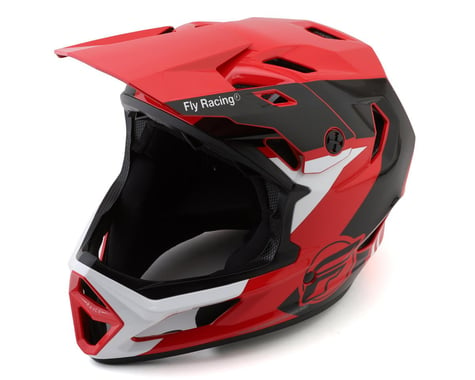 Fly Racing Rayce Full Face Helmet (Red/Black/White) (S)