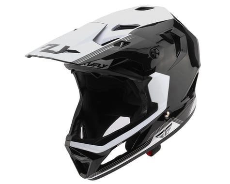 Fly Racing Rayce Repeat Full Face Helmet (Black/White) (L)