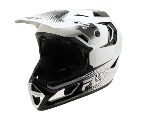 Fly Racing Rayce Sonar Bicycle Helmet (White/Black) (L)