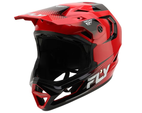 Fly Racing Rayce Sonar Youth Bicycle Helmet (Red/Black) (Youth S)
