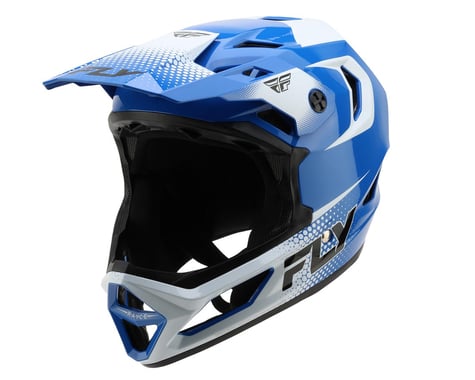 Fly Racing Rayce Sonar Bicycle Helmet (Blue/White/Black) (L)
