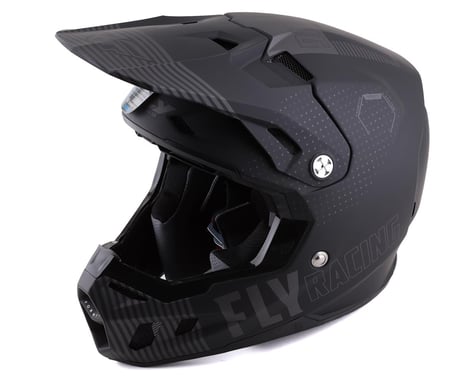 Fly Racing Formula CC Primary Helmet (Matte Black/Grey) (S)