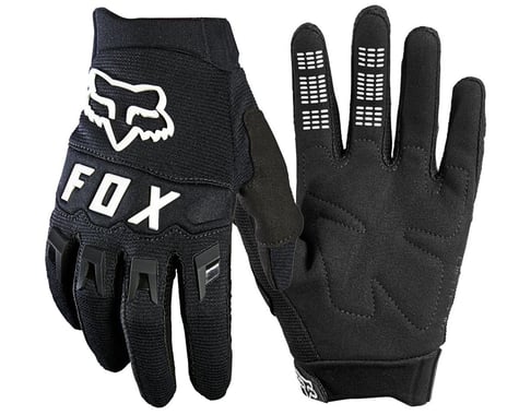 Fox Racing Dirtpaw Youth Glove (Black/White) (Youth L)