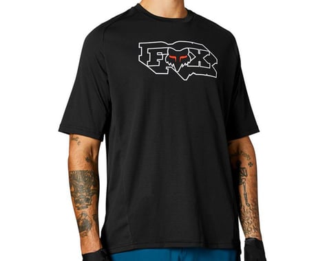 Fox Racing Defend Short Sleeve Jersey (Black) (S)