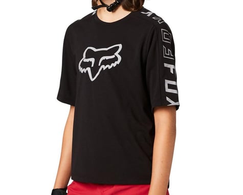 Fox Racing Youth Ranger DriRelease Short Sleeve Jersey (Black) (Youth L)