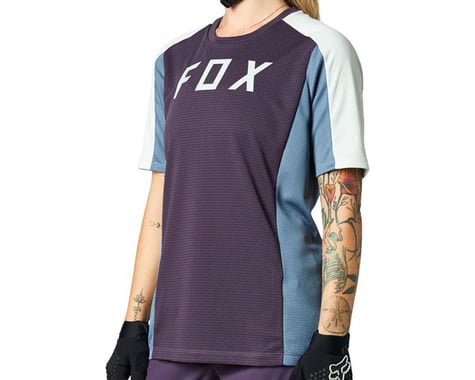 Fox Racing Women's Defend Short Sleve Jersey (Dark Purple) (XL)